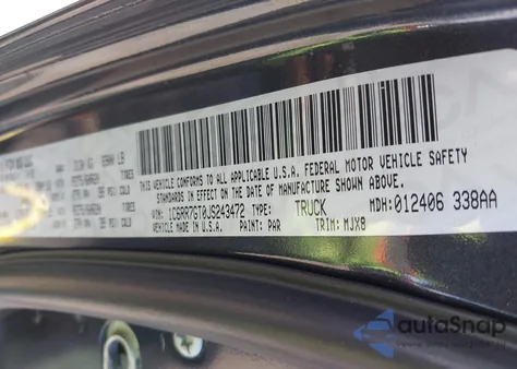 2018 Ram 1500 Big Horn 4X4 6'4 Box from USA, damaged, VIN 1C6RR7GT0JS243472